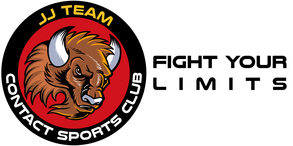 Logotipo de JJ Team con el slogan Fight your limits